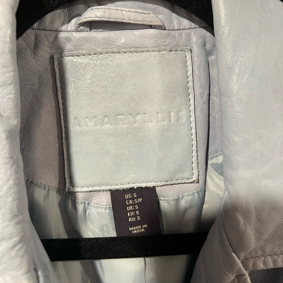 Amaryllis Genuine Leather Moto Jacket - Picture 4 of 8